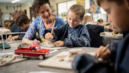 Primary art at Flinders