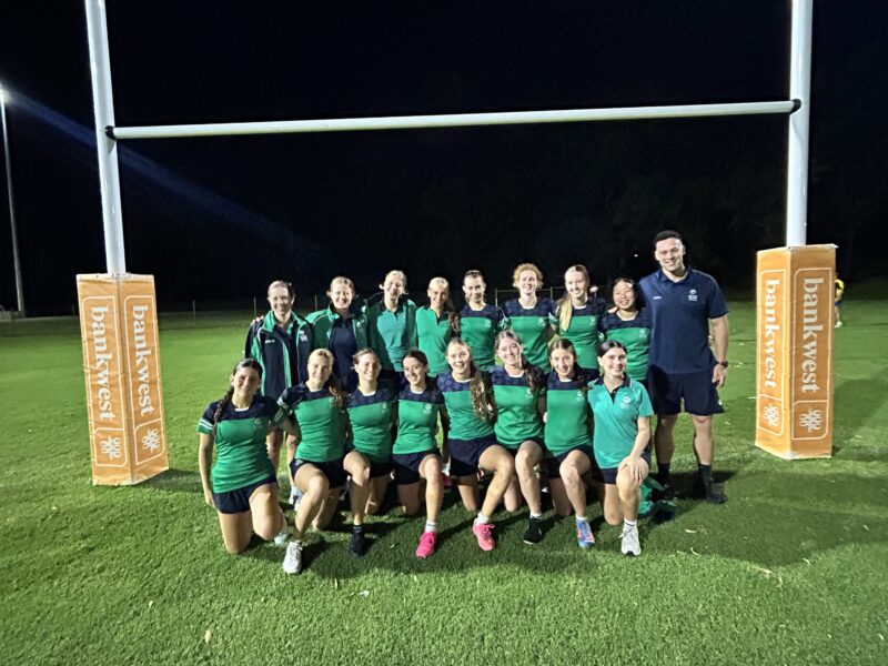 Flinders Rugby Girls team in Perth