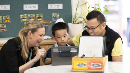 Flinders Prep - Learning in Action with parents