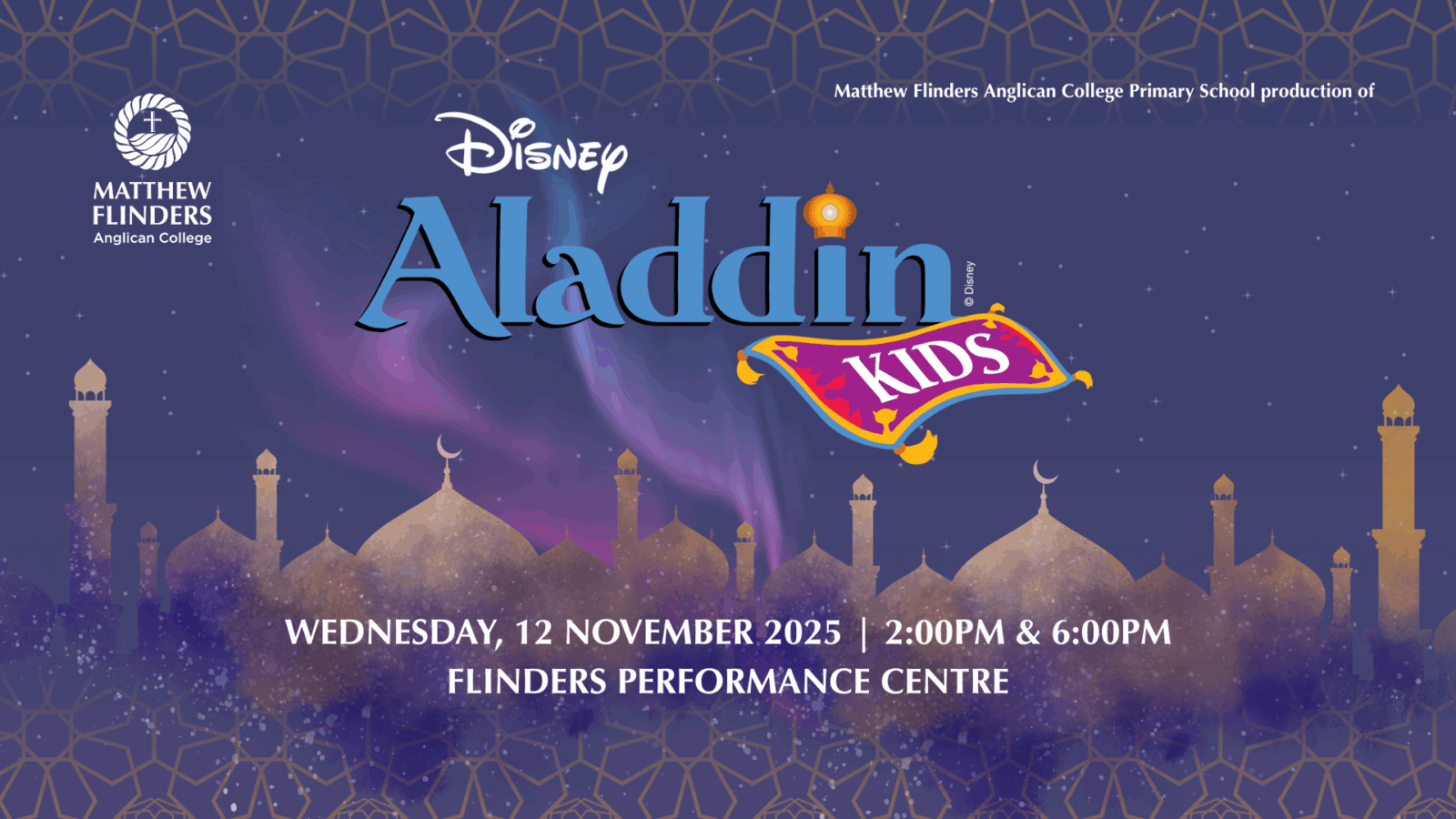 Disney's Aladdin Kids - Matthew Flinders Anglican College