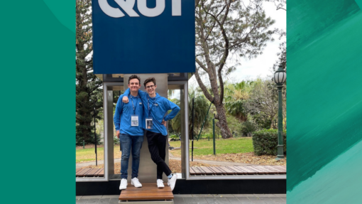 Flinders Year 11 students Charlie and Louis