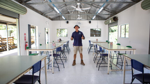 Flinders Farm manager Jeff Maclennan