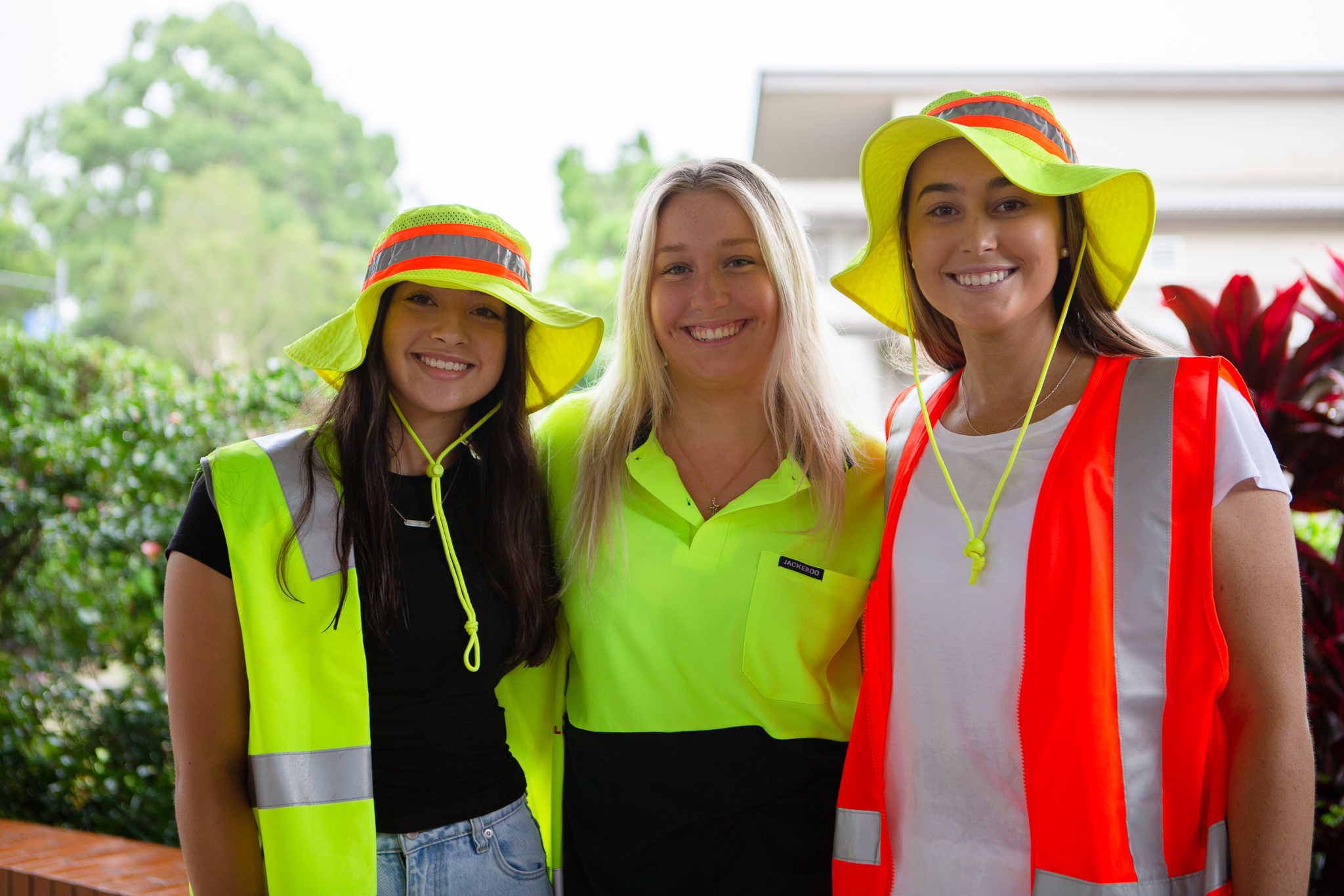 Flinders students at "high-vis" fundraiser