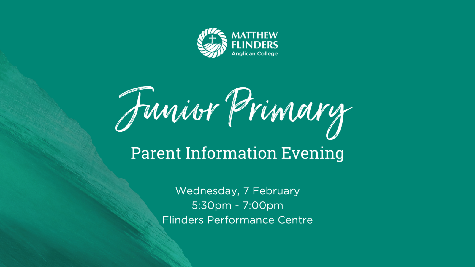Junior Primary Parent Information Session - Matthew Flinders Anglican ...
