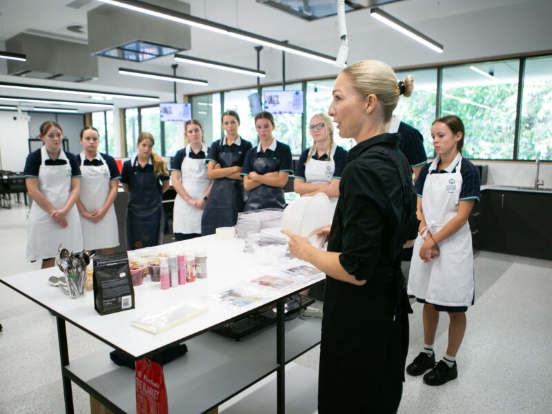 Flinders Infinity Centre chocolate making